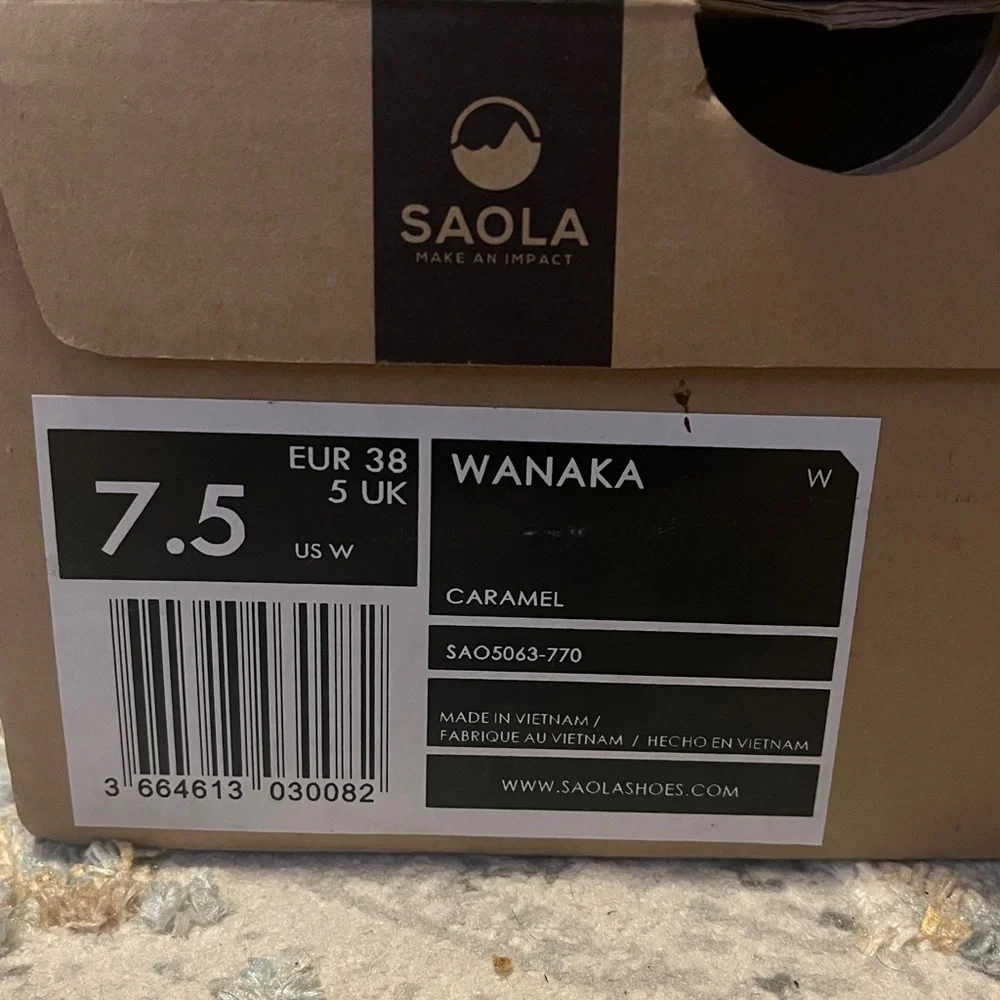 SAOLA Wanaka Vegan Boots Sneakers Size 7.5 - Picture 10 of 10